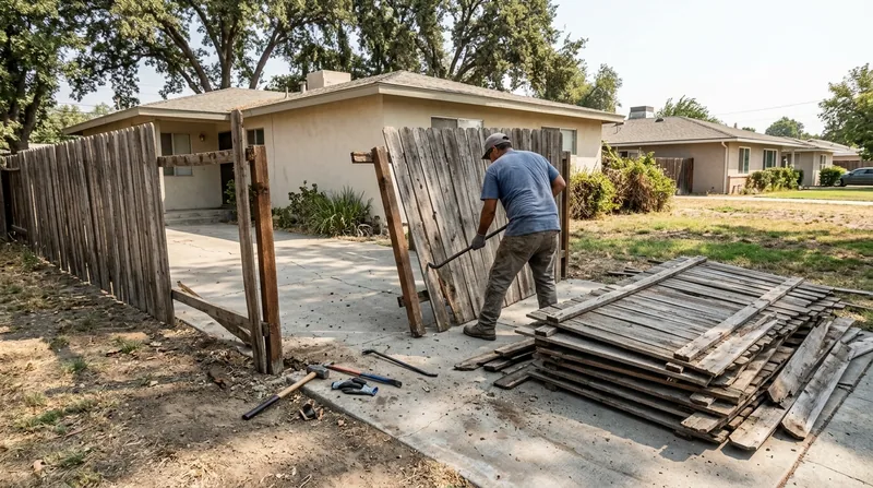 Fence Replacement & Removal Fresno