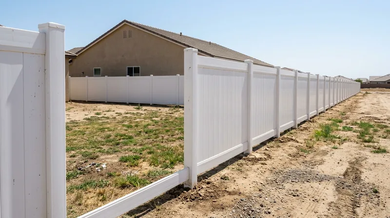 Vinyl & PVC Fence Installation Fresno